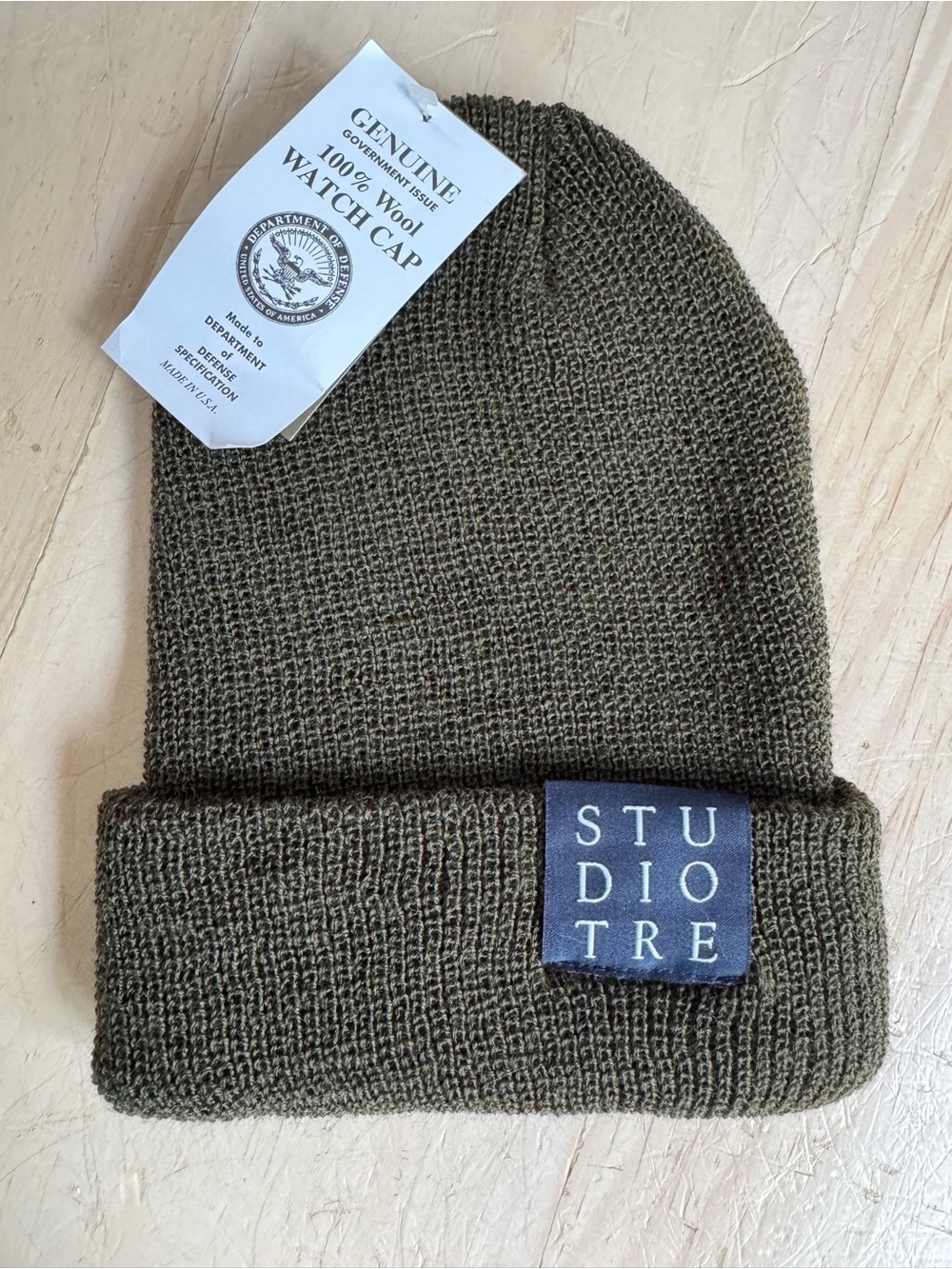 New Studio Tre 100% Wool Watch Hat